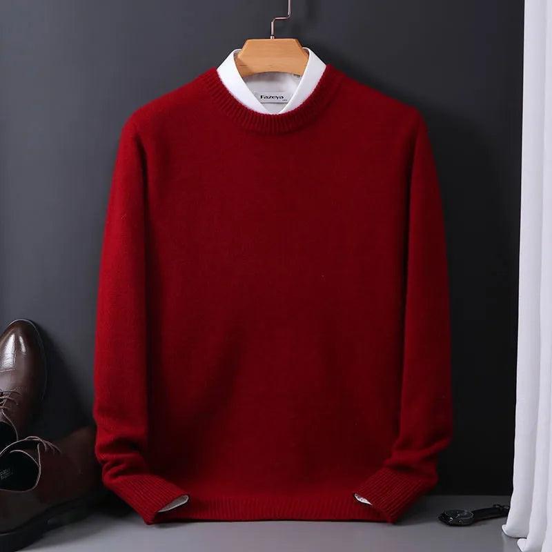 Mason™ - Classic Men's Crewneck Sweater Pure cotton