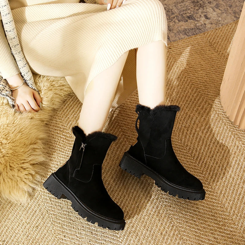 Ella™ - Luxe Faux Fur Winter Boots