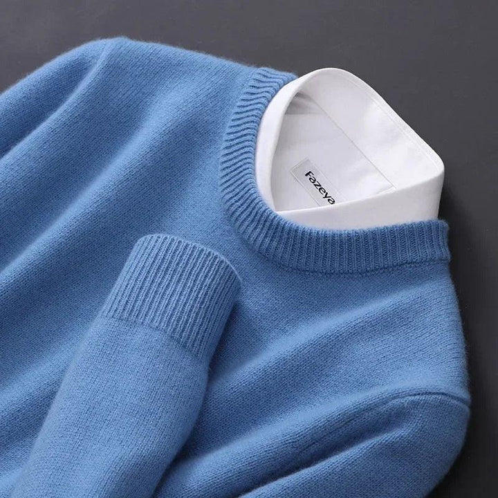 Mason™ - Classic Men's Crewneck Sweater Pure cotton