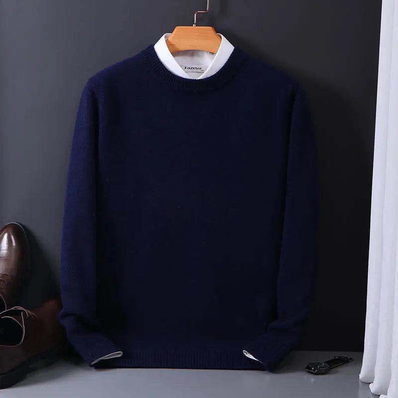 Mason™ - Classic Men's Crewneck Sweater Pure cotton