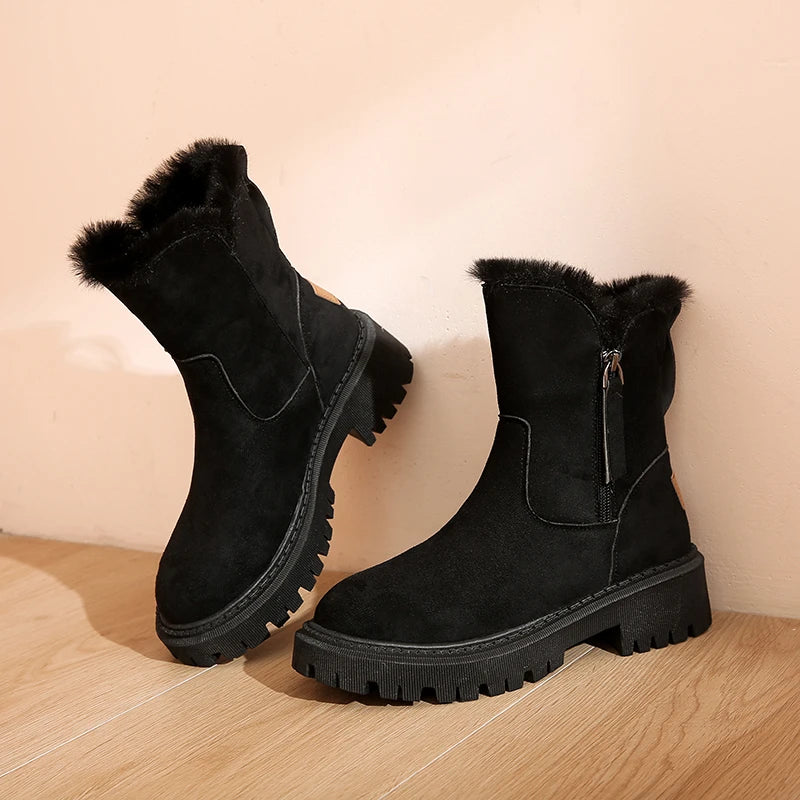 Ella™ - Luxe Faux Fur Winter Boots