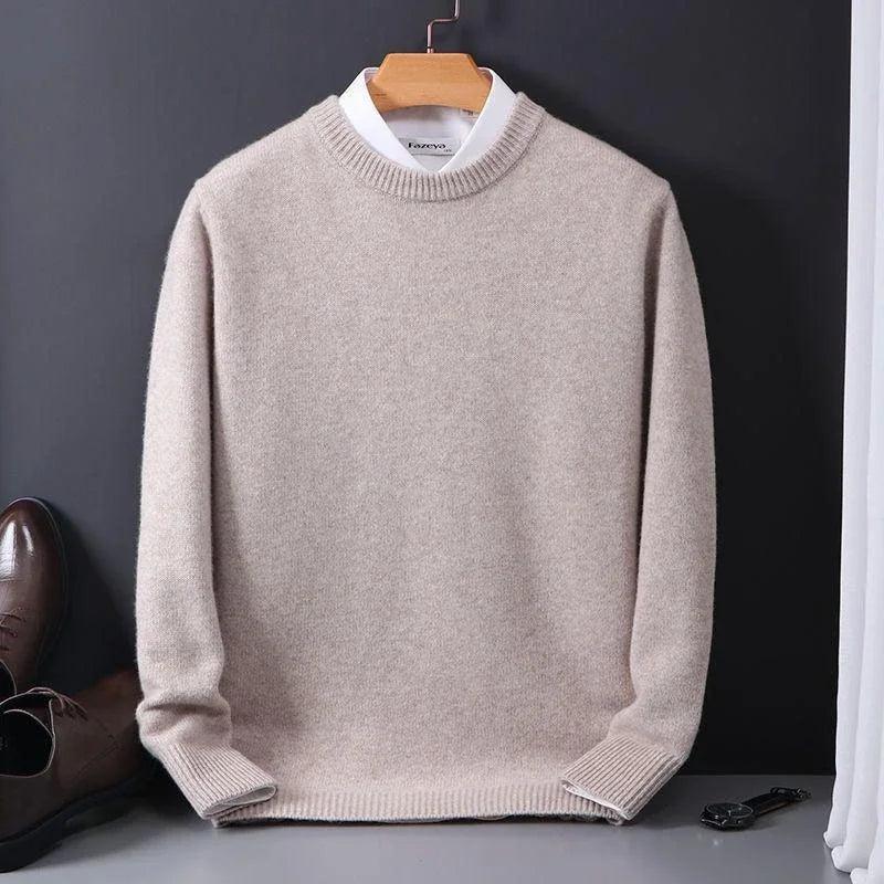 Mason™ - Classic Men's Crewneck Sweater Pure cotton